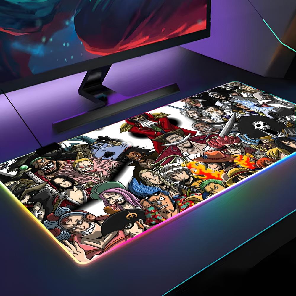 Laptop Accessories Rgb - O-One P-Pieces Anime Luffys Mouse Pad
