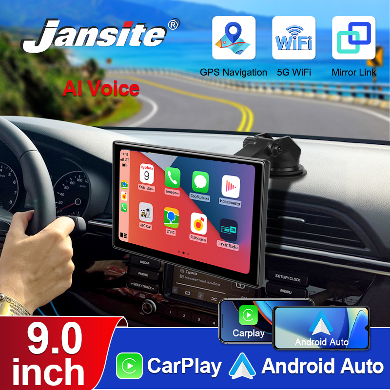 Monitor Portable Usb - Universal Jansite 9 Inch Carplay MP5