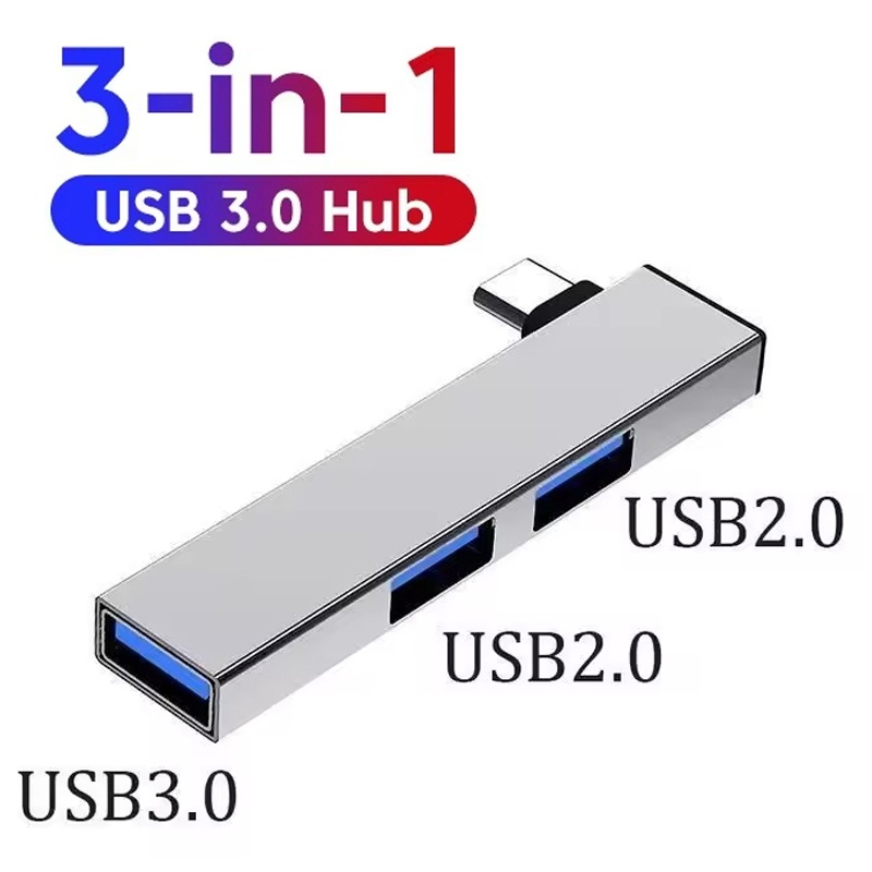 Laptop Accessories Hub - 3 In 1 USB 3.0 HUB