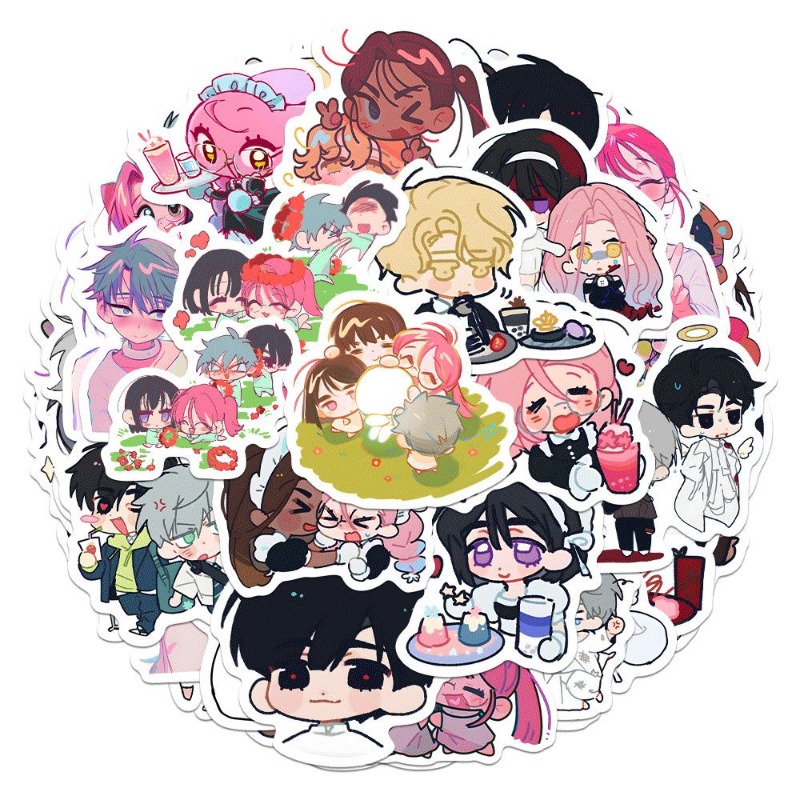 Laptop Accessories For Gift - 80Pcs/set Cartoon Anime Alien Stage Cute