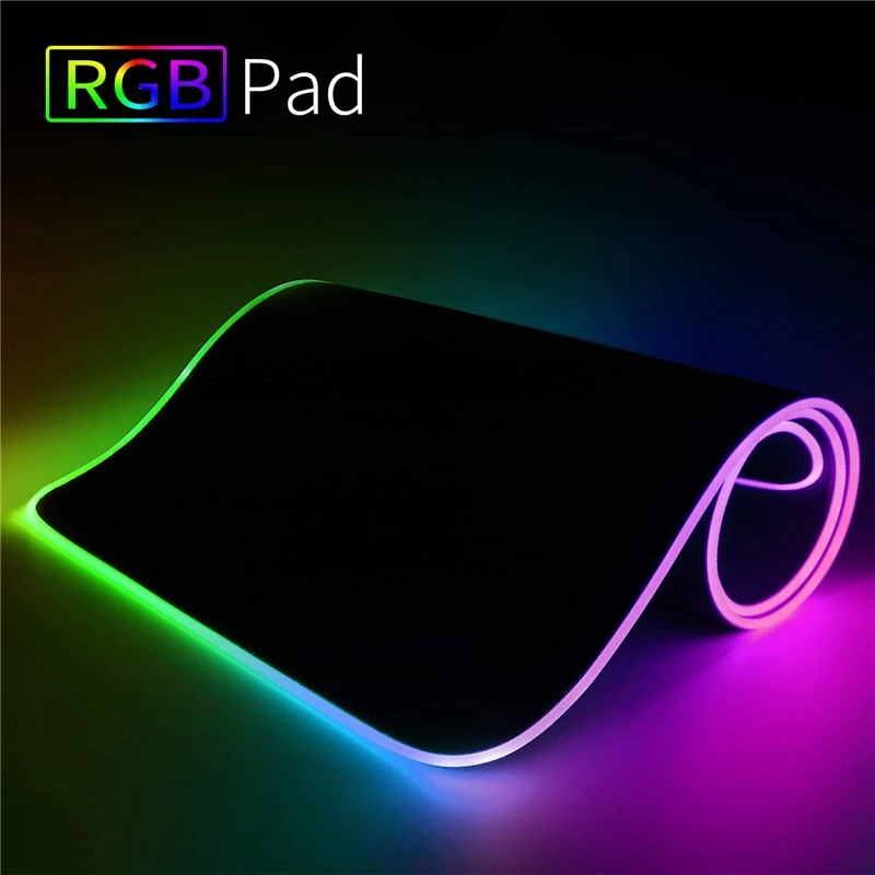 Laptop Accessories Rgb - RGB Gaming Mouse Pad LED Light