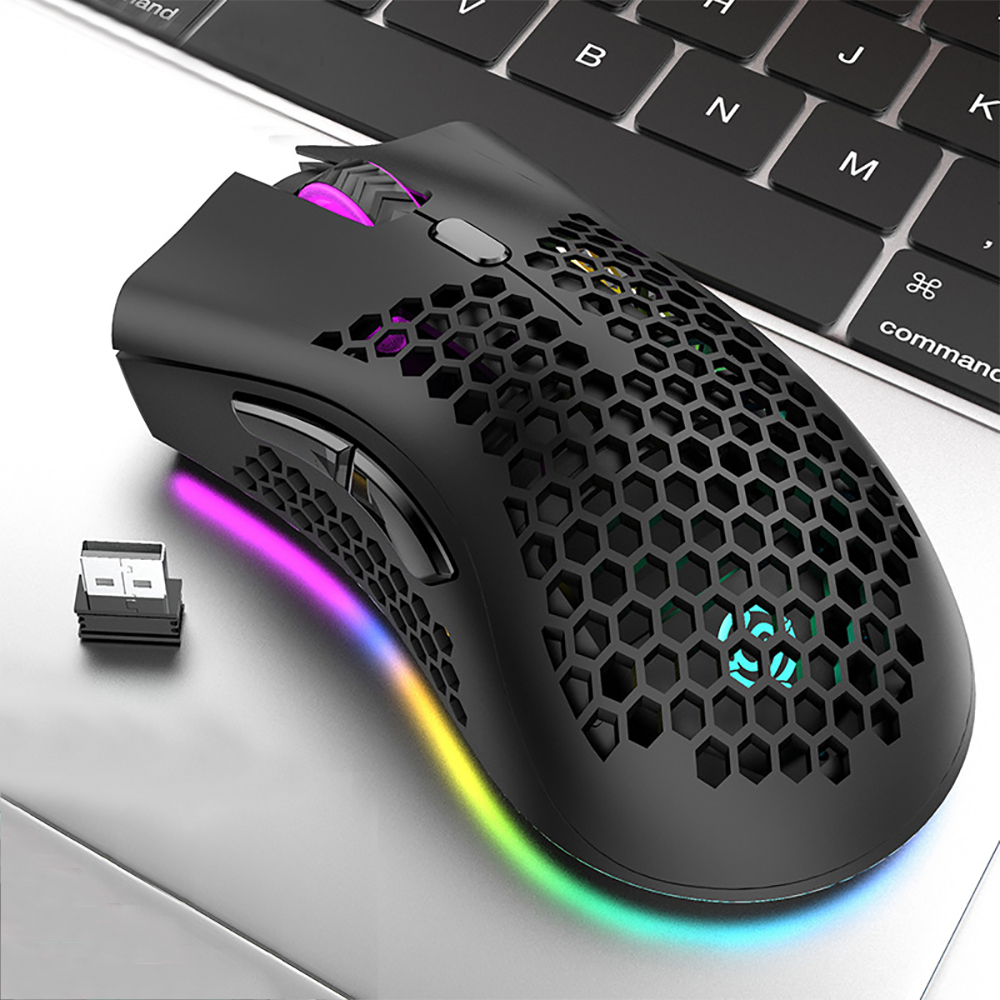 Laptop Accessories Rgb - BM600 Rechargeable Gaming Mouse USB 2.4G