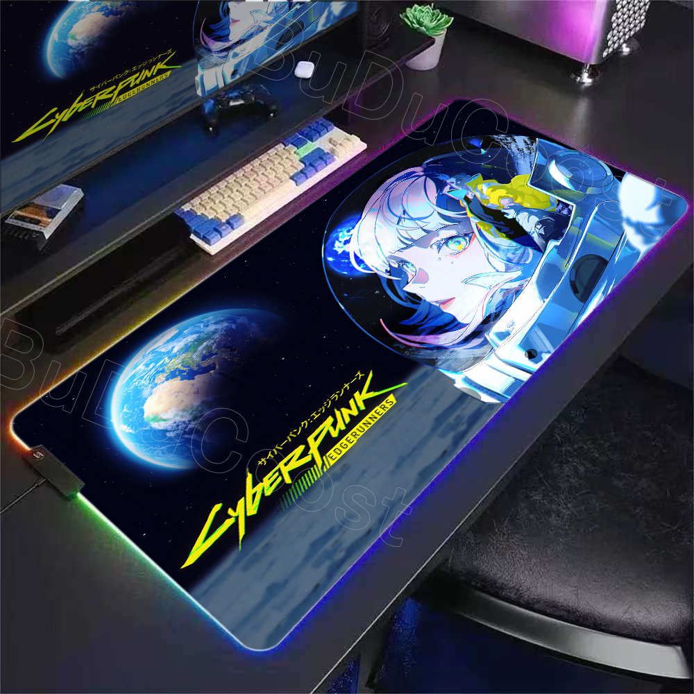 Laptop Accessories Rgb - HD Anime Girl Mouse Pad RGB