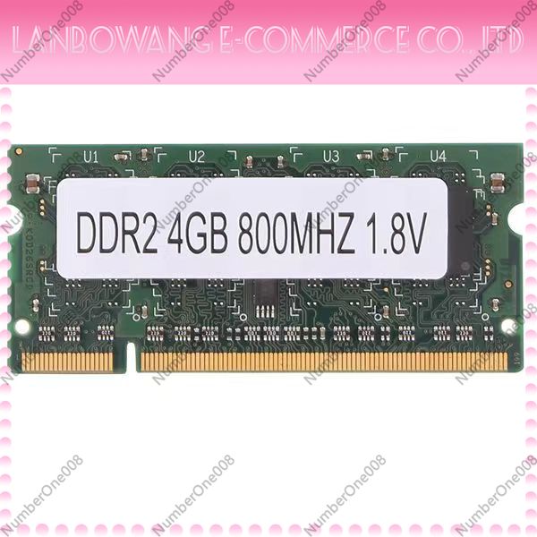 Memory Ram Upgrade - For 4GB DDR2 800MHz PC2-6400 Laptop