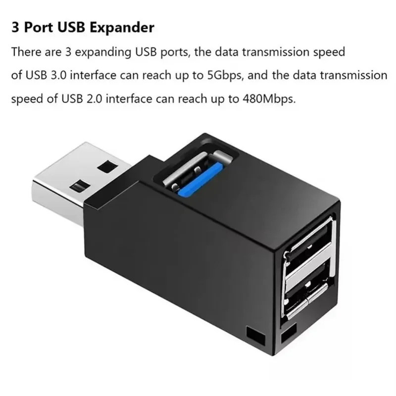USB 3.0 2.0 Rotatable 3 Ports  - Laptop Accessories Hub review and price