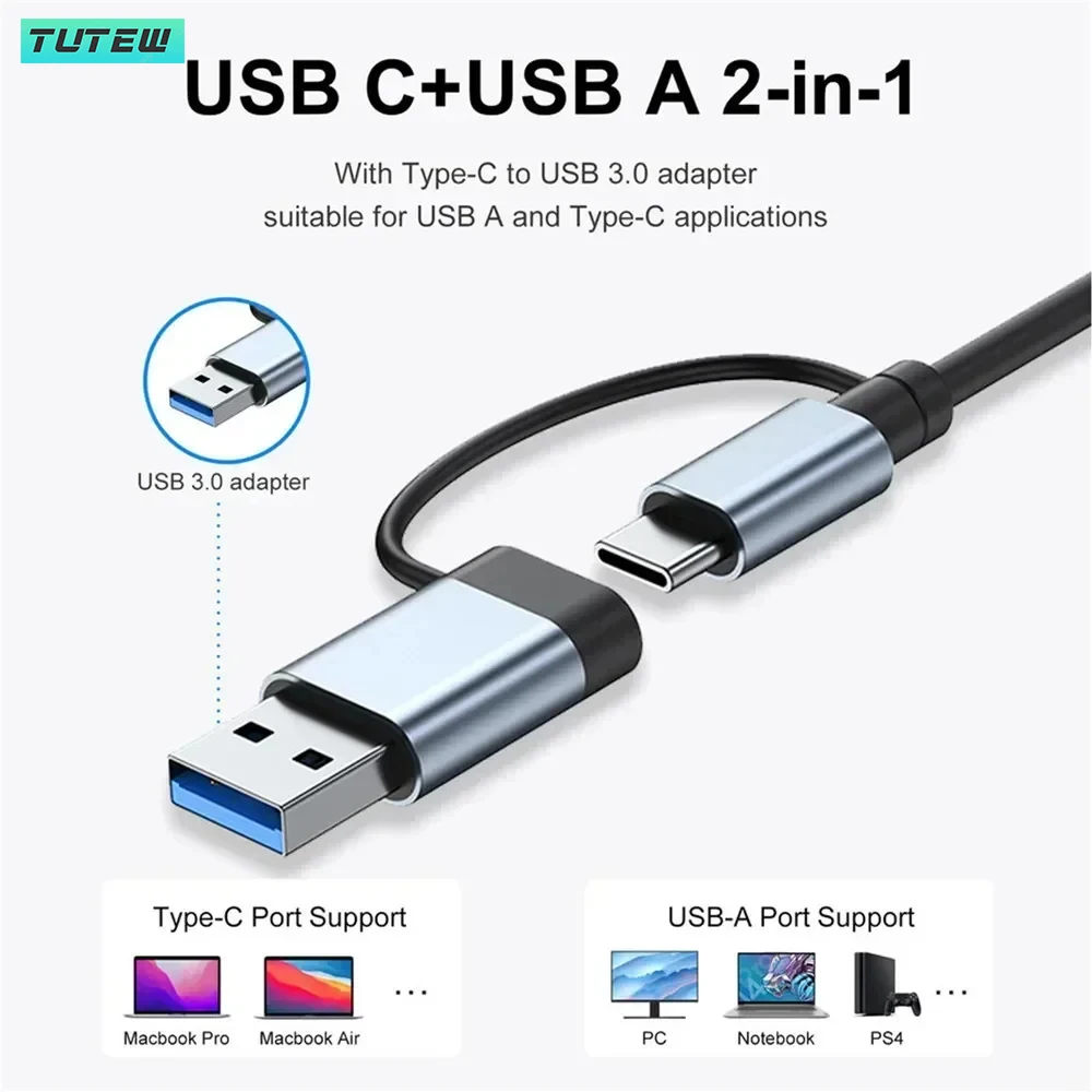 8 in 1 USB C Hub USB Splitter  - Laptop Accessories Hub review and price