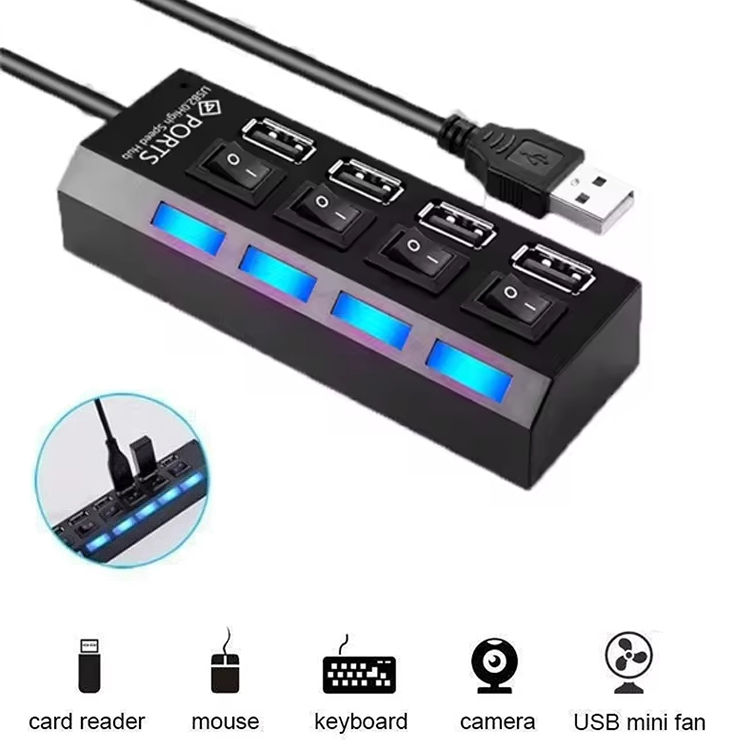 USB Extension Hub 4-Port Split - Laptop Accessories Hub review and price