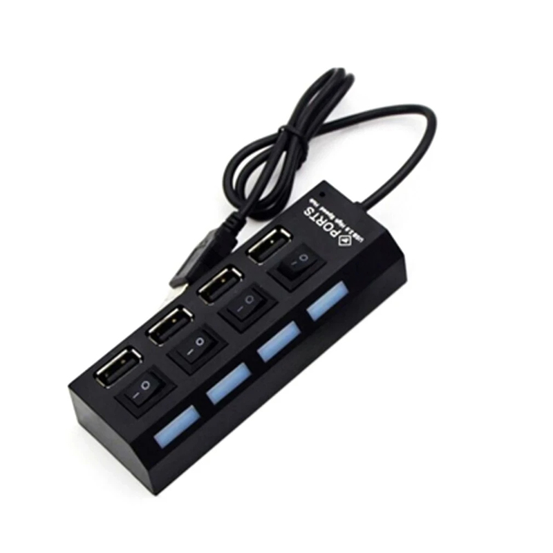4-Ports USB 2.0 Hub Extension  - Laptop Accessories Hub review and price
