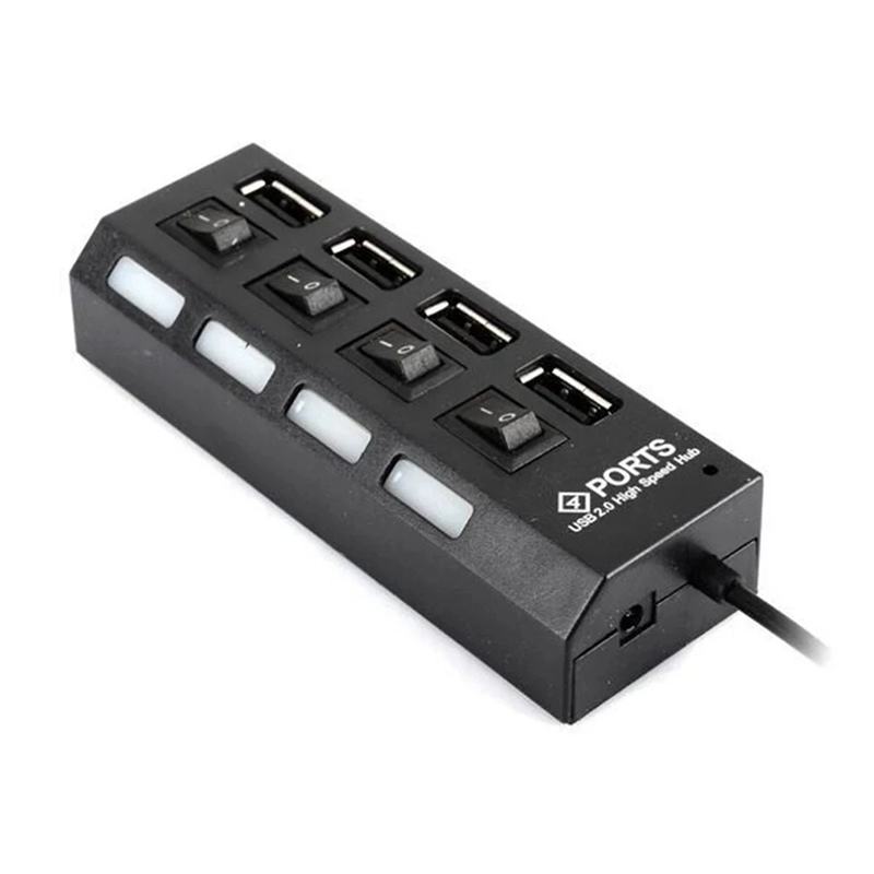 4-Ports USB 2.0 Hub Extension  - Laptop Accessories Hub review and price