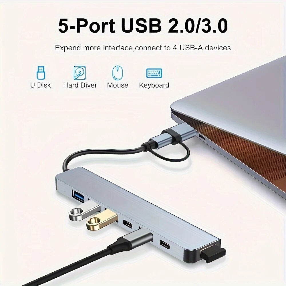 7 In 1 USB C Extender Adapter  - Laptop Accessories Hub review and price