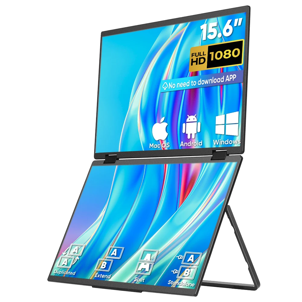 15.6 Inch Foldable Dual Triple - Monitor Portable Usb review and price