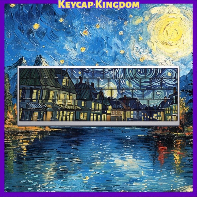 Van Gogh Starry Sky Theme Keyc - Laptop Accessories For Gift review and price