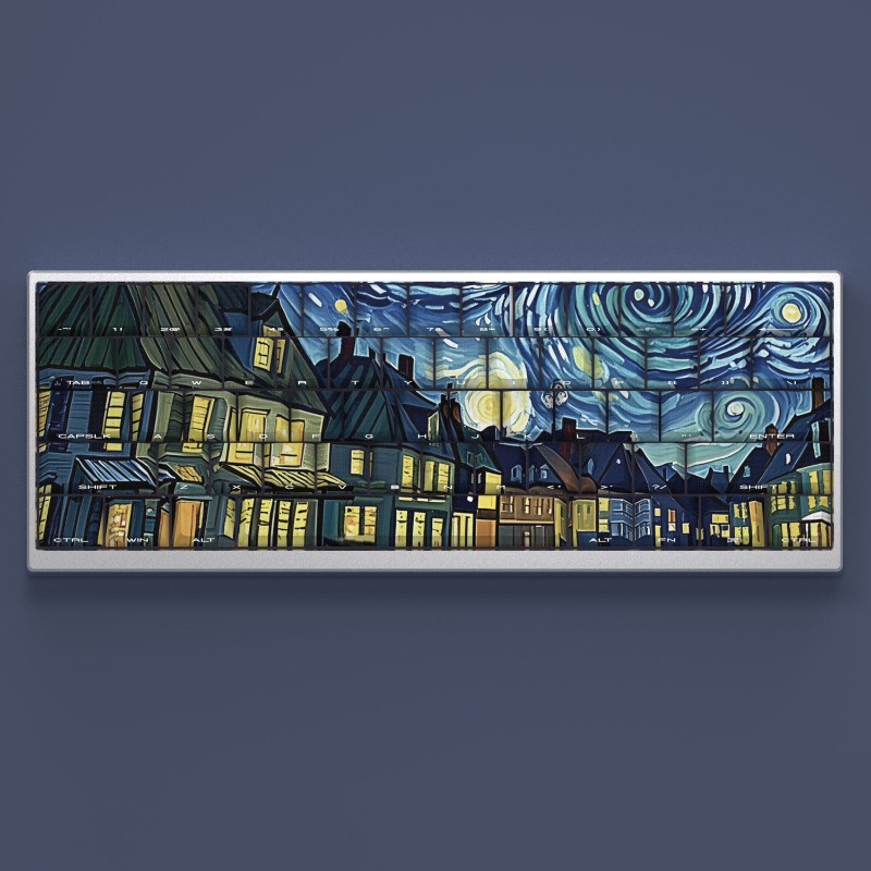 Van Gogh Starry Sky Theme Keyc - Laptop Accessories For Gift review and price