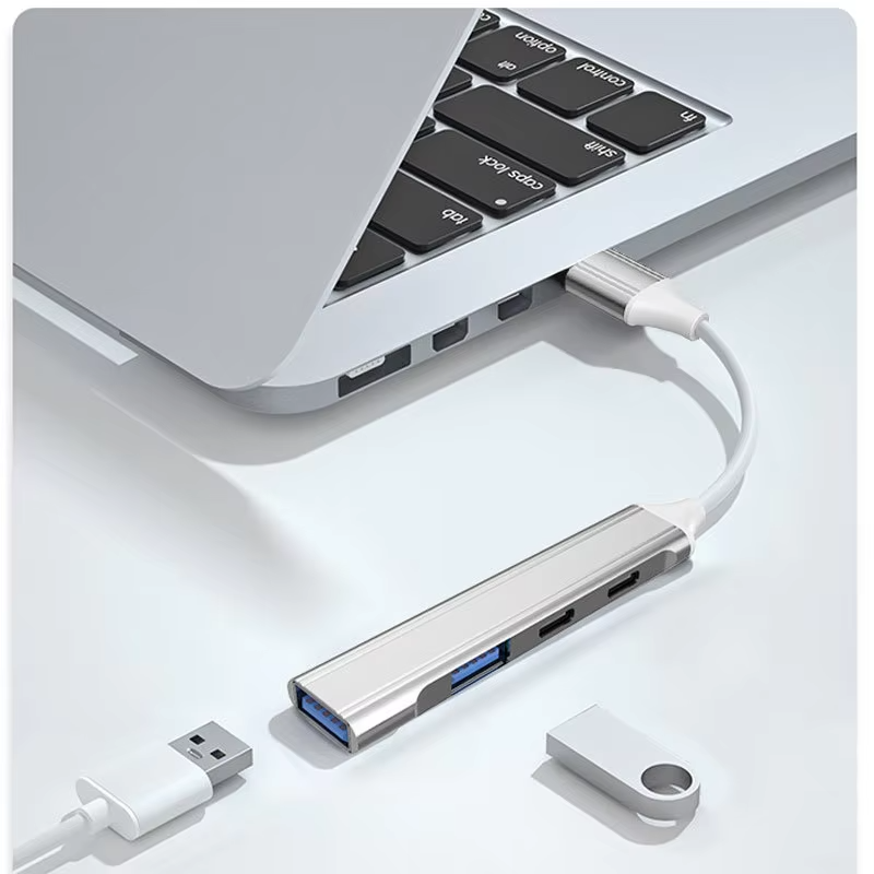 4 in 1 Aluminum Multi Splitter - Laptop Accessories Hub review and price