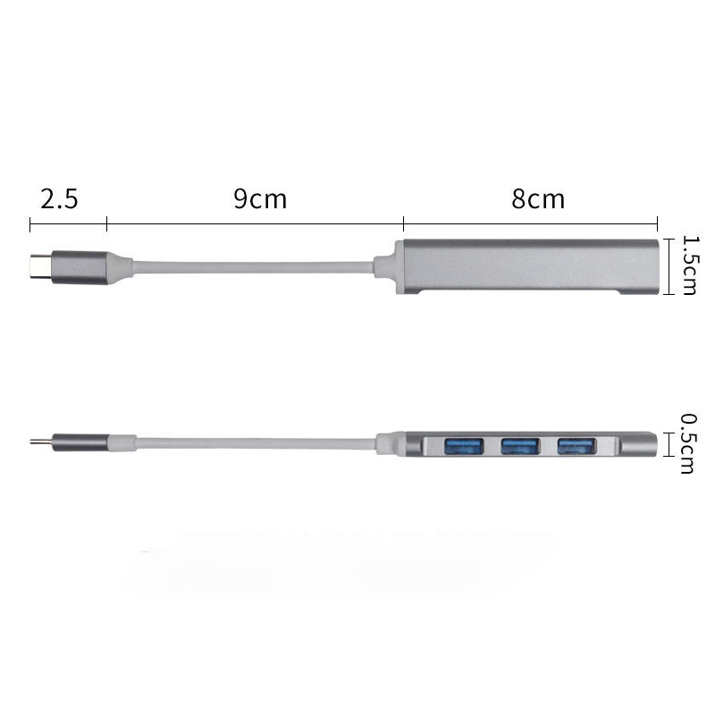 4 in 1 Aluminum Multi Splitter - Laptop Accessories Hub review and price