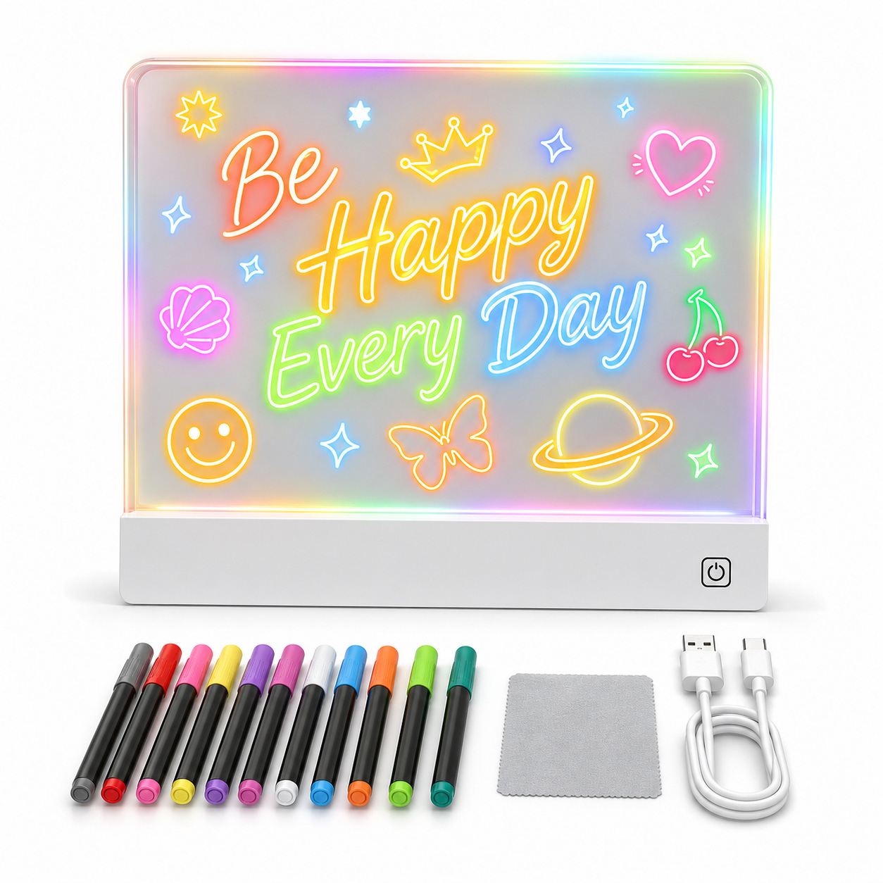 Touch-to-charge LED notepad, l - Laptop Accessories Light review and price