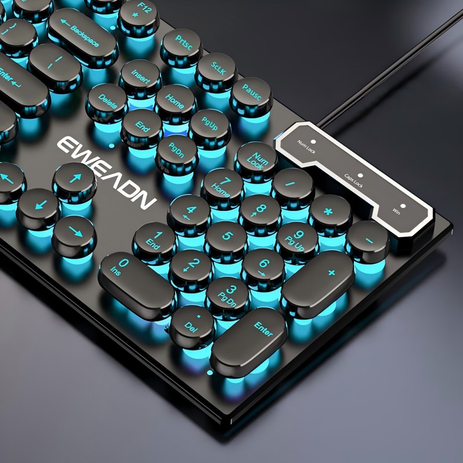 EWEADN Typewriter Gaming Keybo - Laptop Extra Accessories review and price