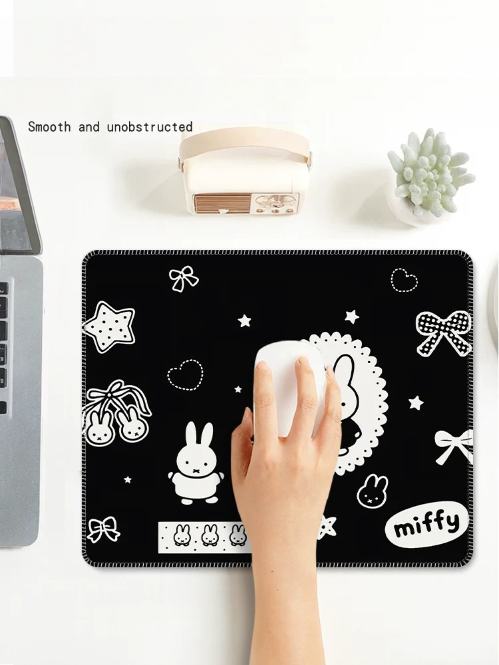 Cartoon Miffy Mouse Pad Small  - Laptop Accessories For Gift review and price