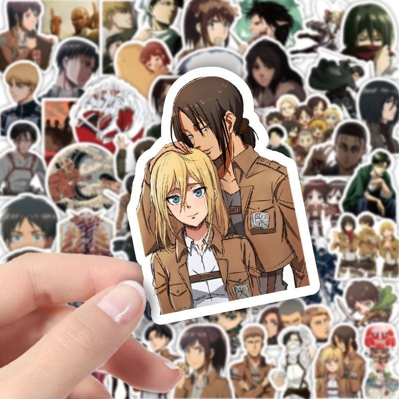 60Pcs Attack on Titan Anime St - Laptop Accessories & Repair Jagtap Dairy Pimple Nilakh Pimpri Chinchwad Maharashtra review and price