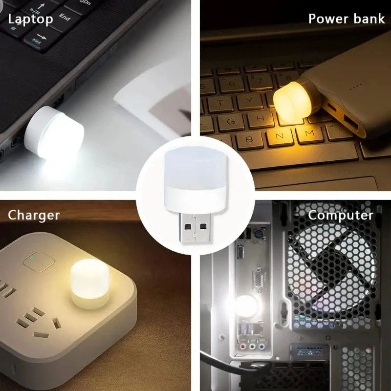 Mini USB Night Light Warm Whit - Laptop Accessories Light review and price