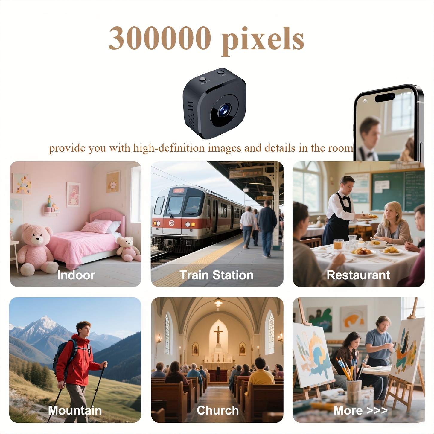 1080P HD Mini WiFi Camera Indo - Monitor Portable Usb review and price