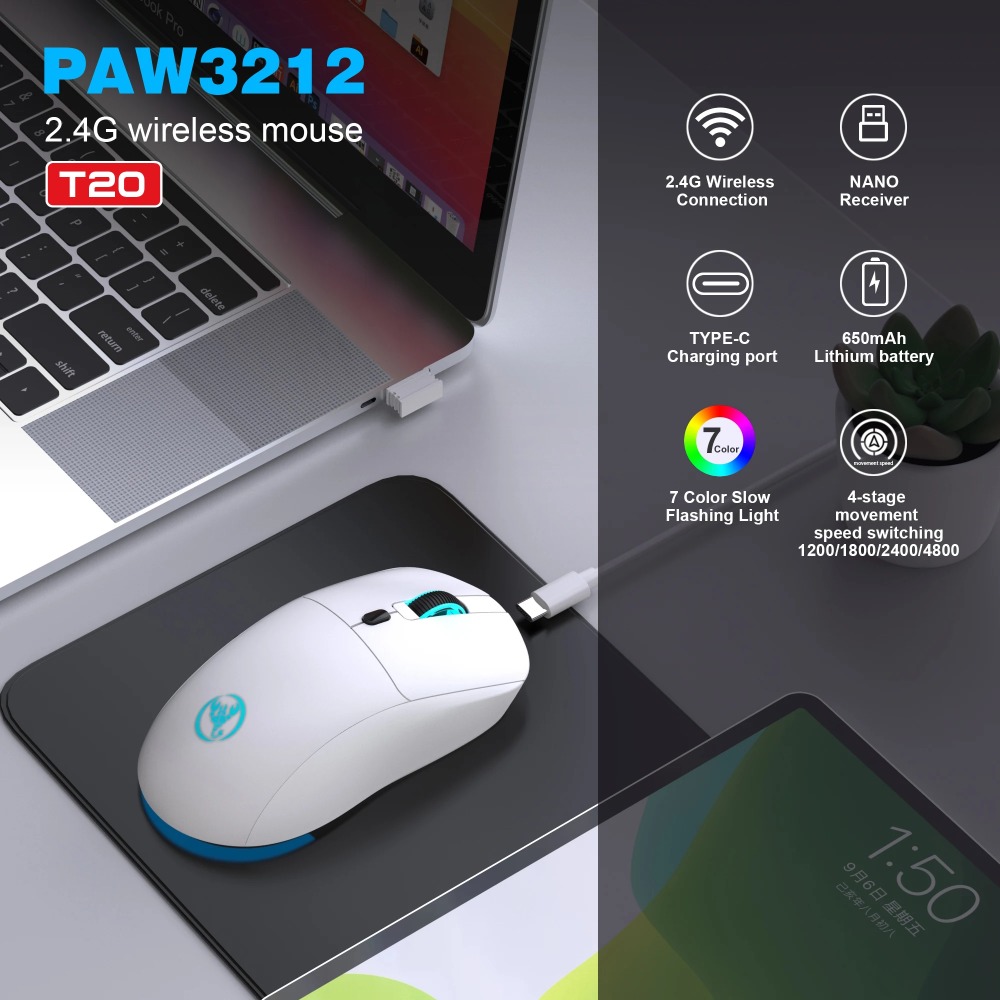 2.4G Wireless Rechargeable Mou - Laptop Accessories Rgb review and price