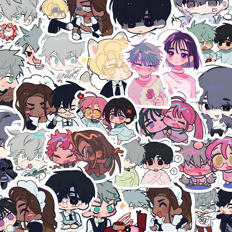 80Pcs/set Cartoon Anime Alien  - Laptop Accessories For Gift review and price