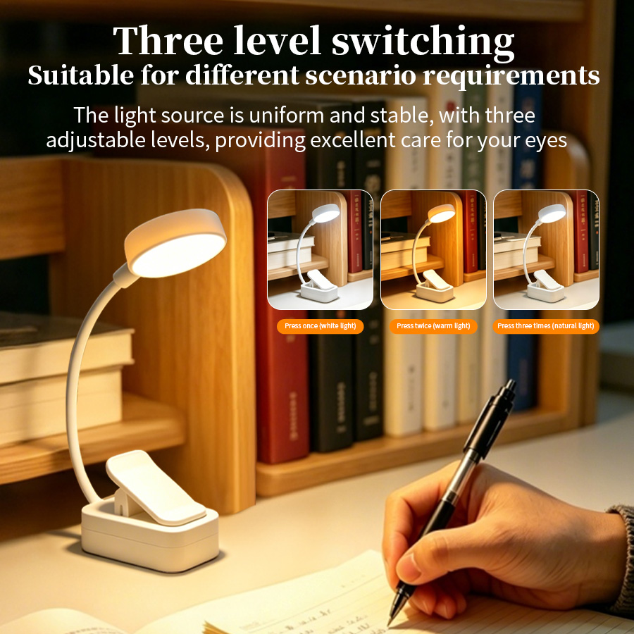 LED Desk Lamp Rechargeable Cli - Laptop Accessories Light review and price
