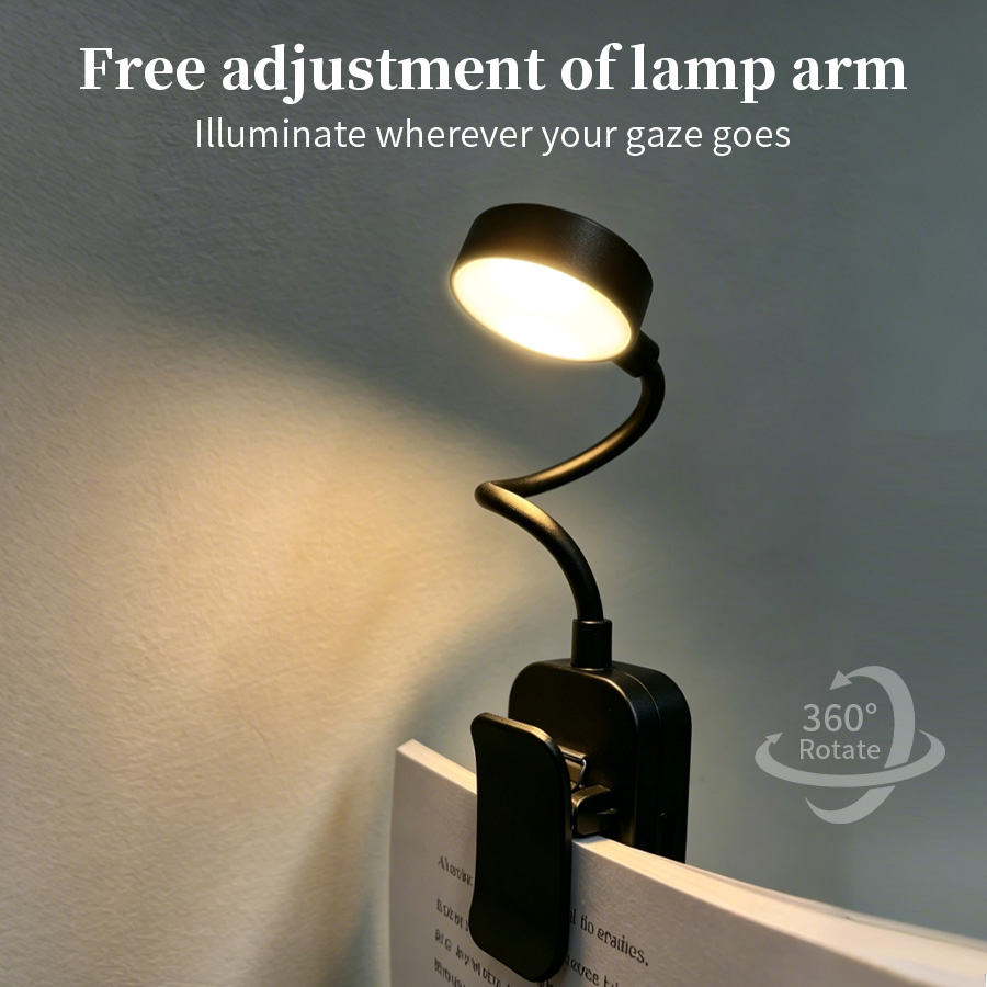 LED Desk Lamp Rechargeable Cli - Laptop Accessories Light review and price