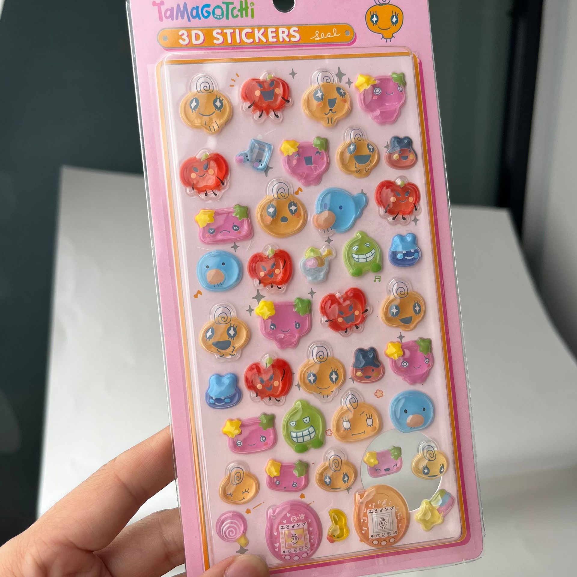 Cute Tamagotchi 3D Puffy Stick - Laptop Accessories For Gift review and price