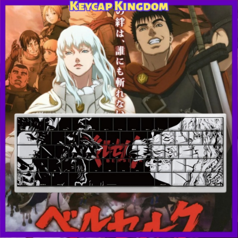 BERSERK Theme Anime Keycap 98  - Laptop Accessories For Gift review and price