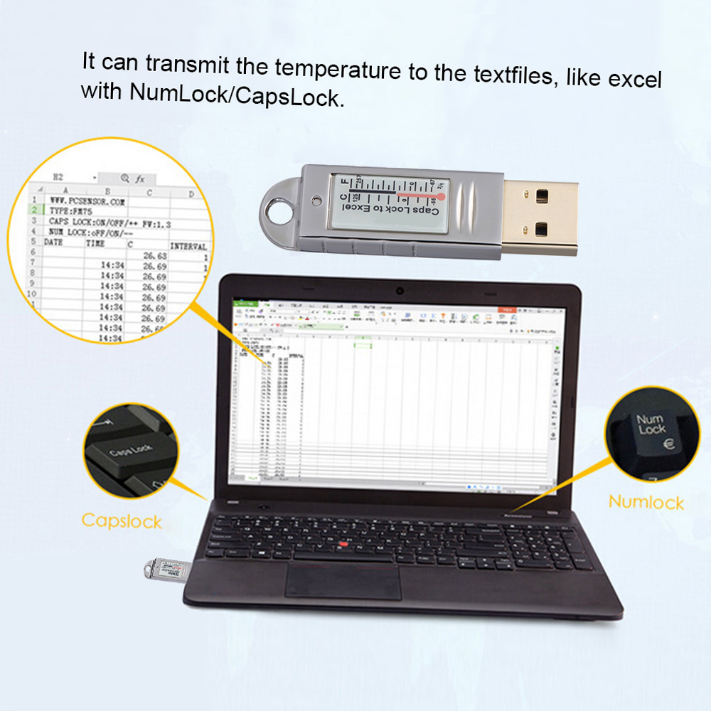 PCsensor USB Thermometer Hygro - Monitor Portable Usb review and price