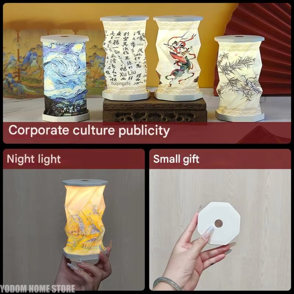 Paper Rotating Night Light Cre - Laptop Accessories Light review and price