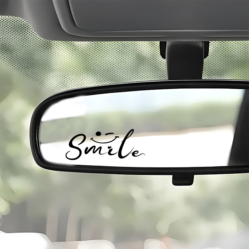 Smiley Face Mirror Sticker Glo - Laptop Accessories For Gift review and price