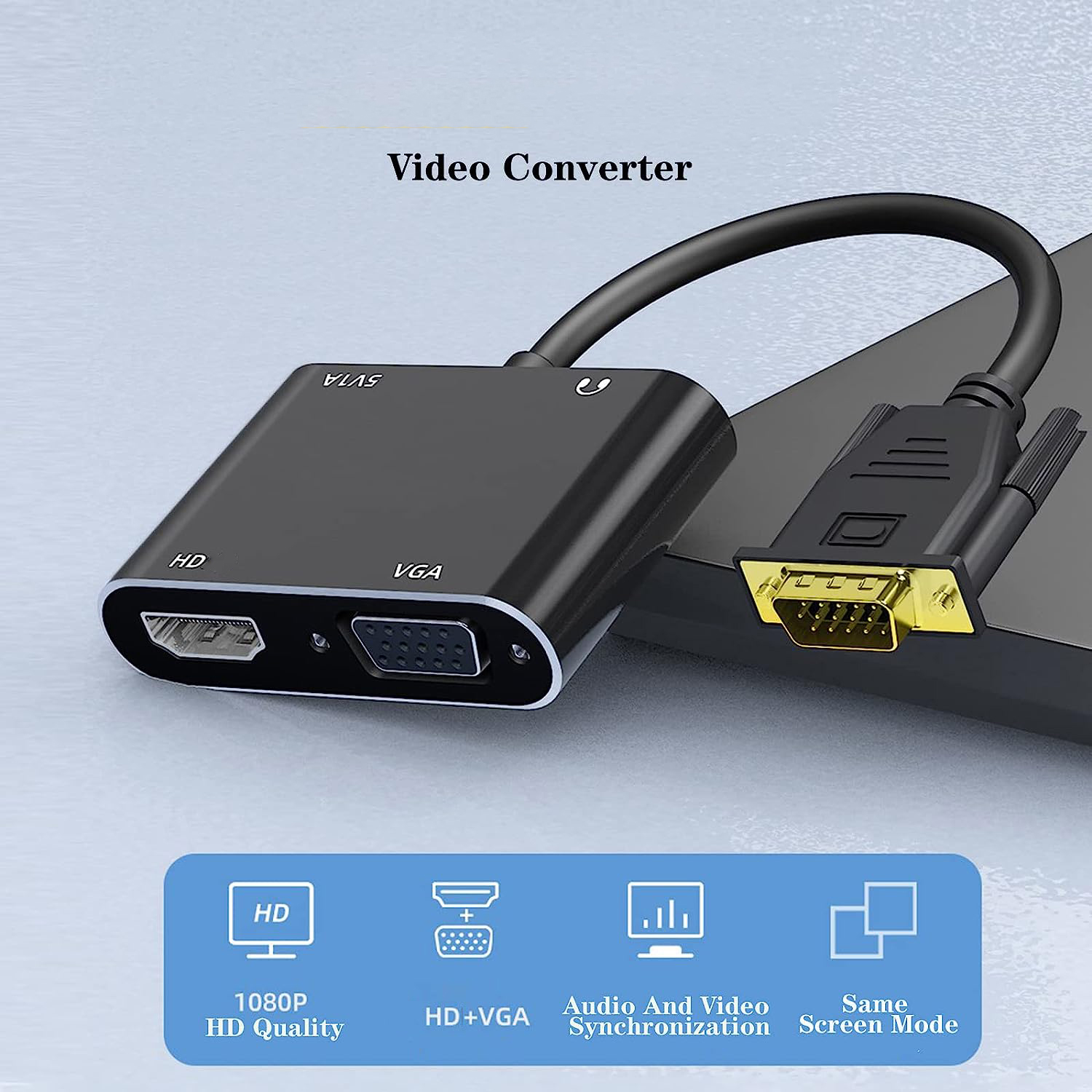 VGA(Host) to VGA/HDMI-compatib - Monitor Portable Usb review and price