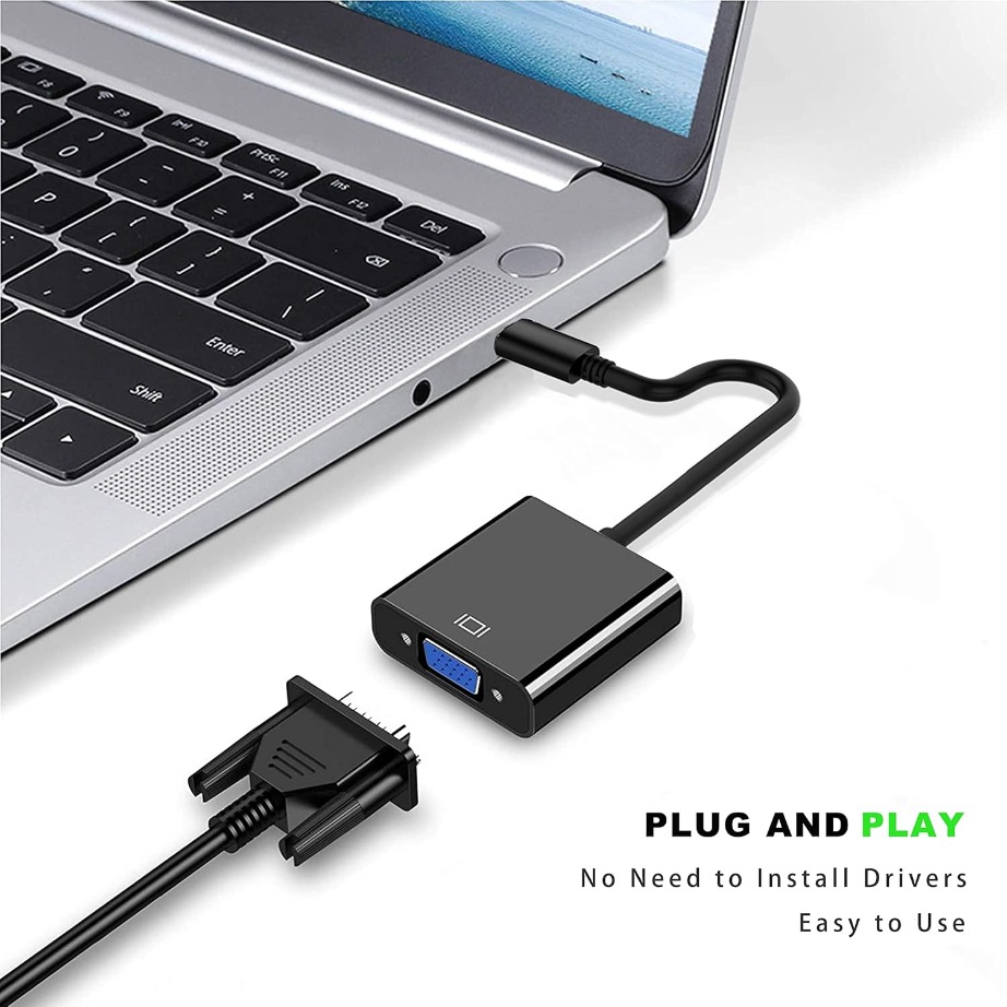 TABLLYUGE USB C to VGA  Adatpe - Monitor Portable Usb review and price
